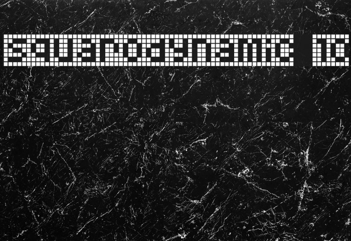 Squarodynamic 10 Font examples