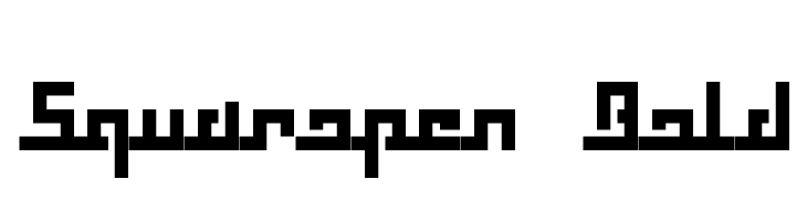 Squaropen Bold  لخطوط تنزيل