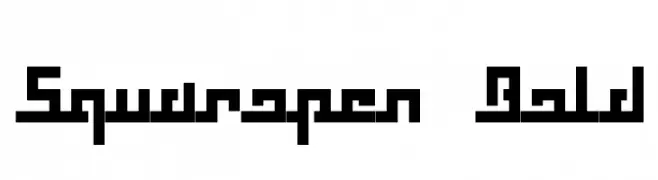 Squaropen Bold  Fuentes Gratis Descargar