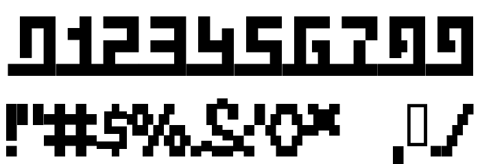 Squaropen Bold Font OTHER CHARS
