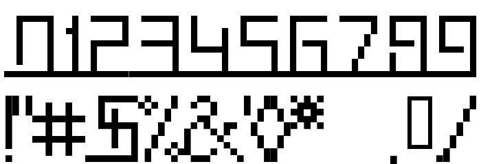 Squaropen Font OTHER CHARS