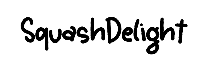 Squash Delight  Free Fonts Download