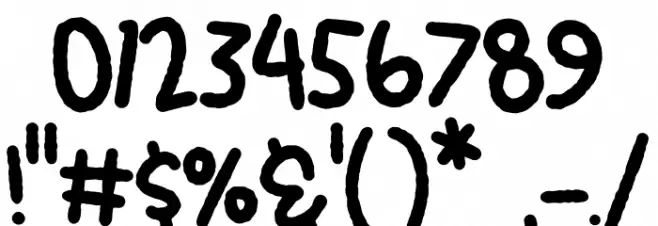 Squash Delight Font OTHER CHARS