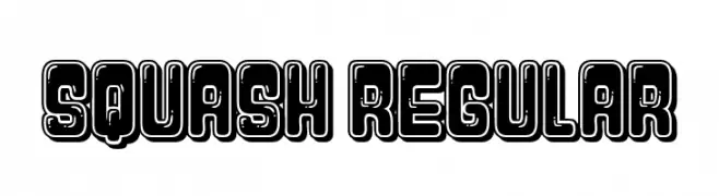 Squash Regular  Frei Schriftart Herunterladen