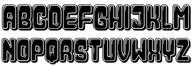 Squash Regular Font Litere mari