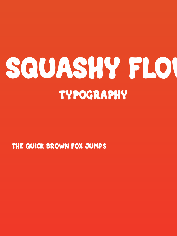 Squashy Flow Poster