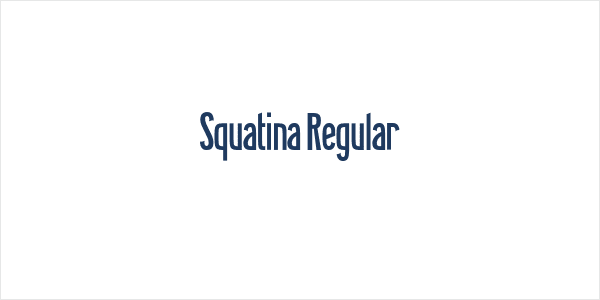 Squatina Regular Logo