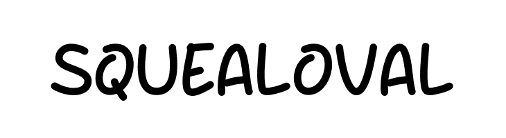Squeal Oval  baixar fontes gratis