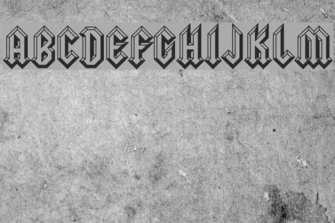 Squealer Embossed Polices examples
