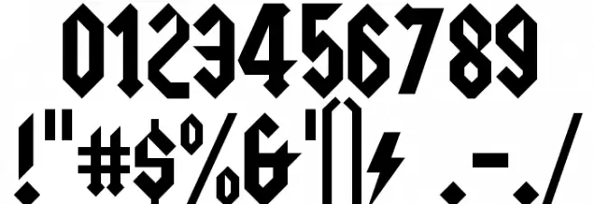 Squealer-Regular Font OTHER CHARS