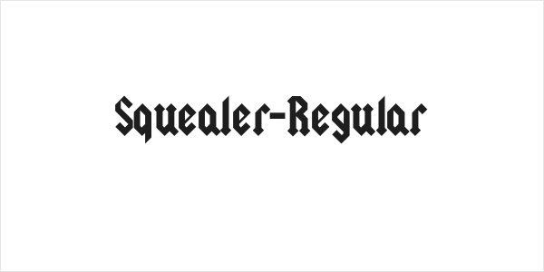 Squealer-Regular Logo