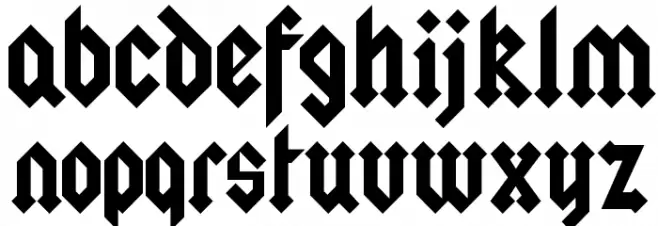 Squealer Font LOWERCASE