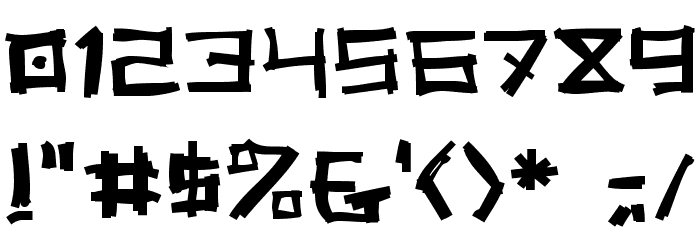 Squeeg Font OTHER CHARS