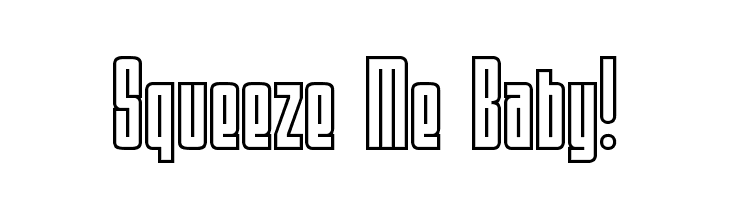 Squeeze Me Baby!  フリーフォントのダウンロード