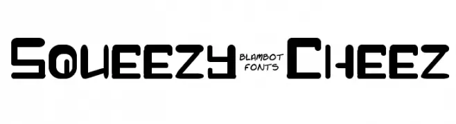 Squeezy-Cheez  Frei Schriftart Herunterladen