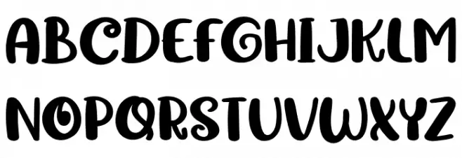 Squeezy FREE Schriftart Groß