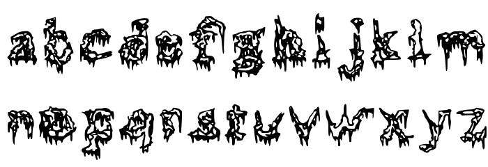 Squelettics Medium Font LOWERCASE