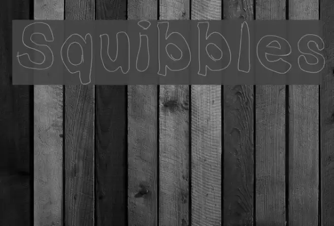 Squibbles Polices examples