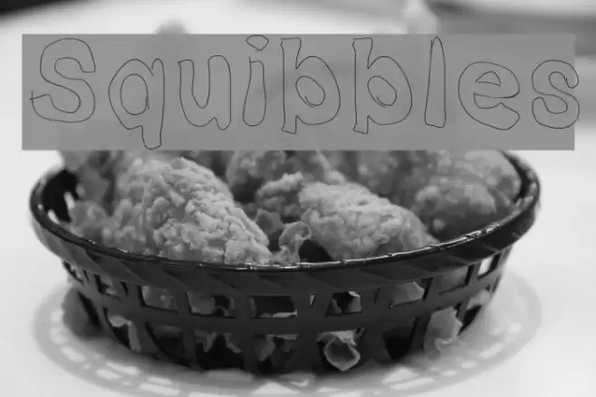 Squibbles Polices examples