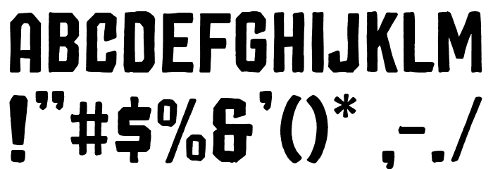 Squiborn DEMO Font OTHER CHARS