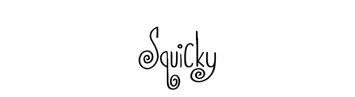 Squicky Font