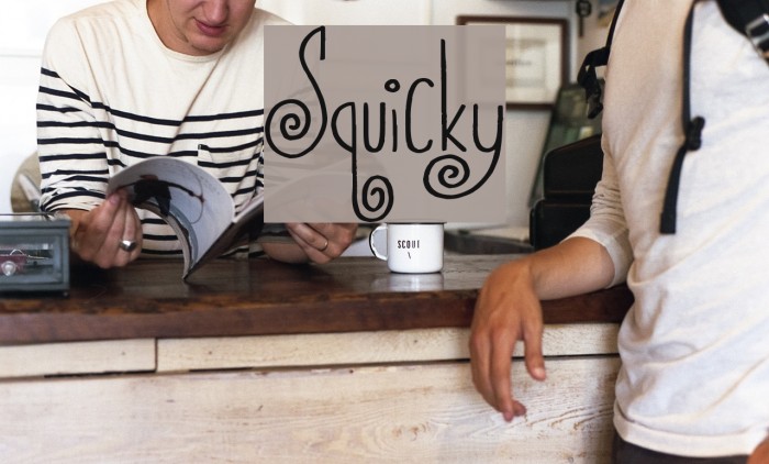 Squicky Font examples