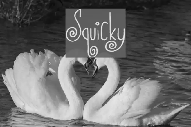 Squicky Font examples