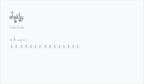 Squicky Business Card