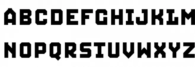 Squid Caps Font UPPERCASE