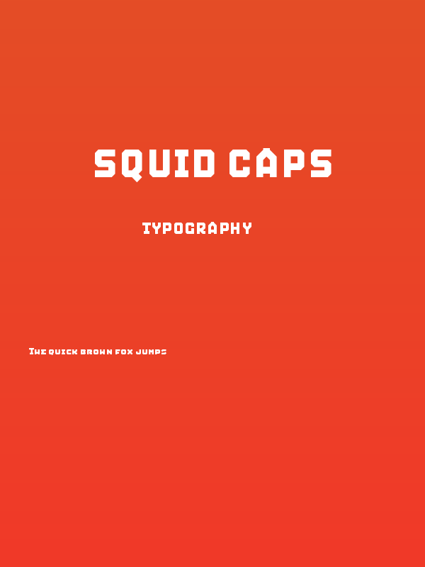 Squid Caps Poster