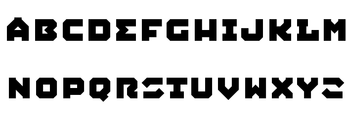 Squid Caps Schriftart Kleinbuchstaben