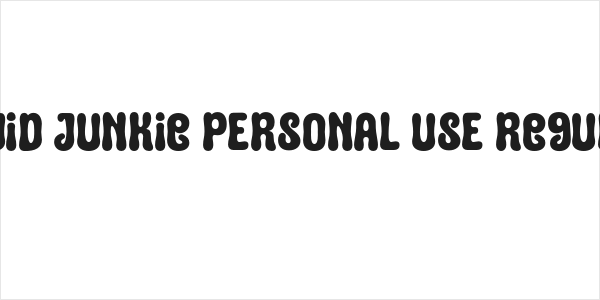 Squid Junkie PERSONAL USE Regular Logo