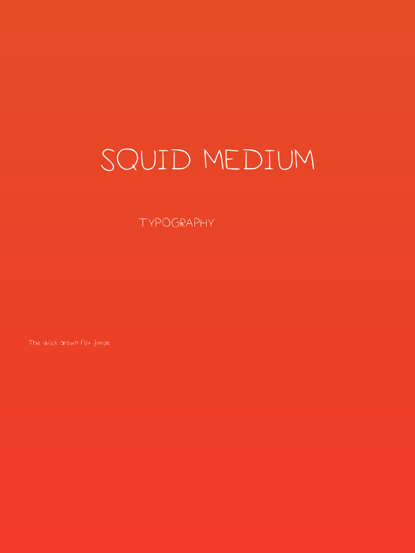 Squid Medium Poster