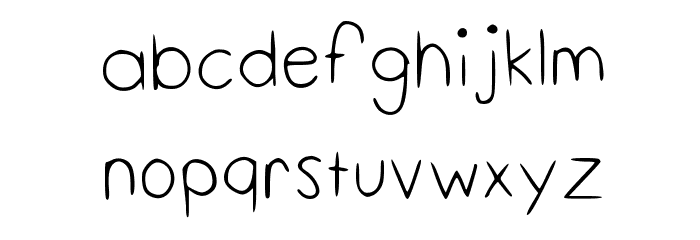 Squid Medium Font LOWERCASE