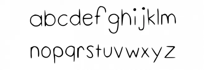 Squid Medium 字体 小写