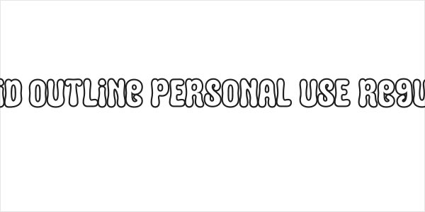 Squid Outline PERSONAL USE Regular Logo