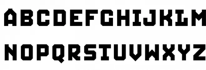 SquidRegular フォント 大文字