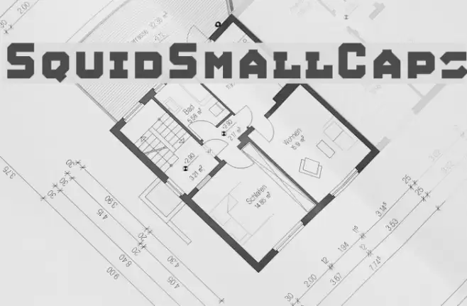 SquidSmallCaps Font examples