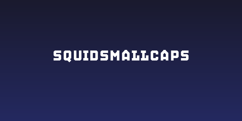 SquidSmallCaps Social Header