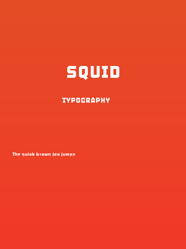 Squid Poster