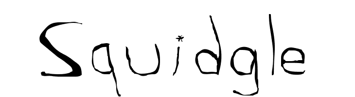 Squidgle  Descarca Fonturi Gratis