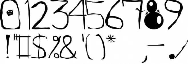 Squidgle Font OTHER CHARS