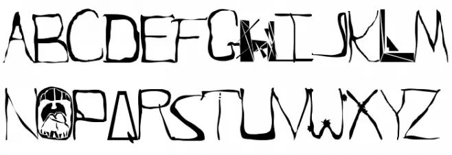 Squidgle Schriftart Groß
