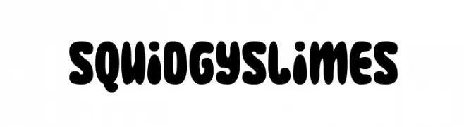 Squidgy Slimes  Frei Schriftart Herunterladen