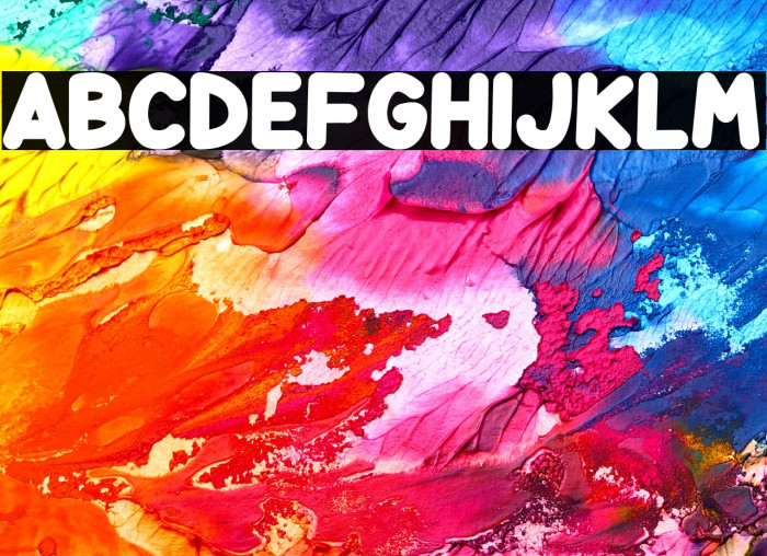 Squidgy Sweets Font examples