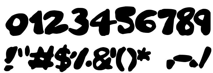 Squidgy Font OTHER CHARS