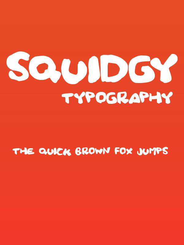 Squidgy Poster