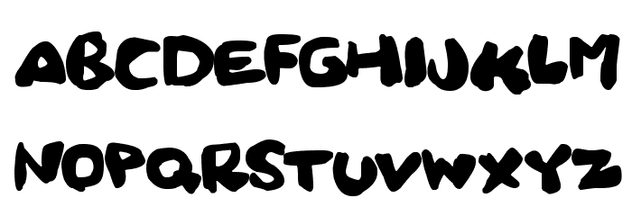 Squidgy Font LOWERCASE