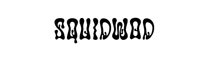 Squidwod  フリーフォントのダウンロード