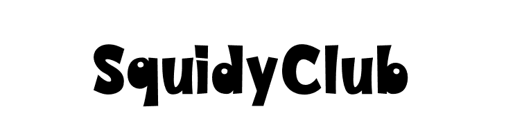 Squidy Club  Скачать бесплатные шрифты